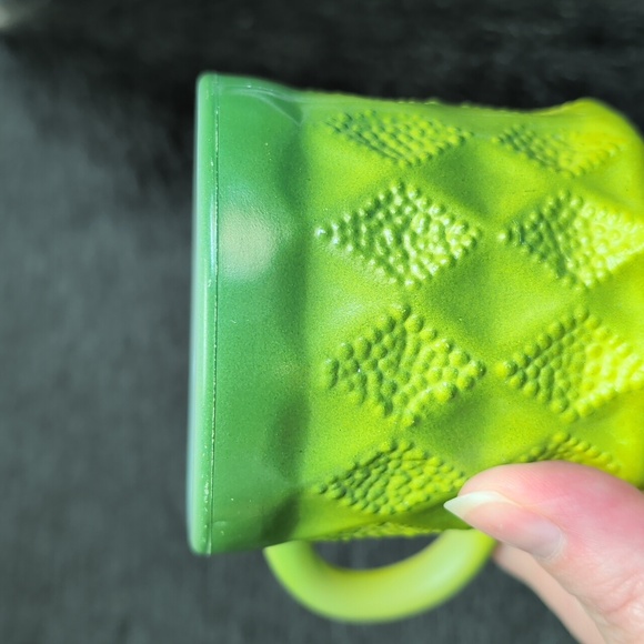 Fire King Green Ombre Kimberly Mug Coffee Vintage Kitchen - Picture 7 of 11